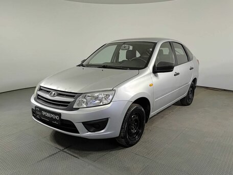 2016 Lada (ВАЗ) Granta I, серебристый, 387000 рублей, вид 1