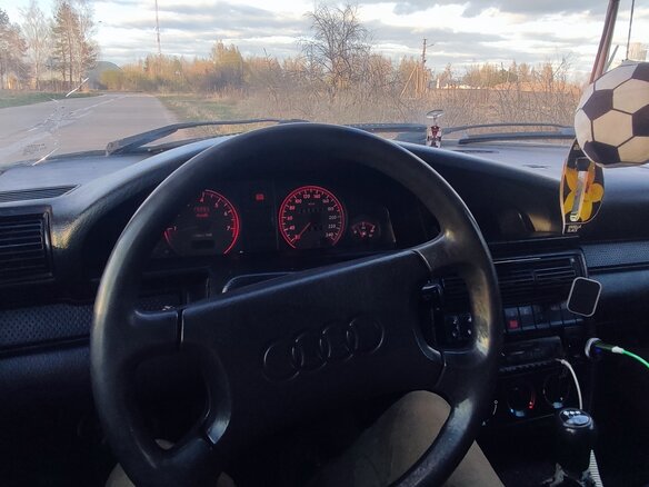 1991 Audi 100 IV (C4), белый, 160000 рублей - вид 7