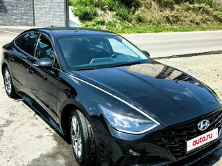 2021 Hyundai Sonata VIII (DN8), чёрный, 1200000 рублей, вид 2