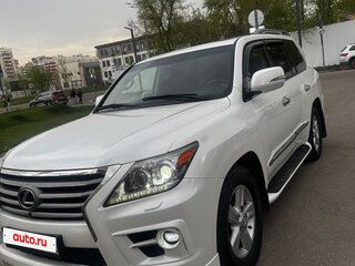 2012 Lexus LX 570 III Рестайлинг, серебристый, 3800000 рублей, вид 1