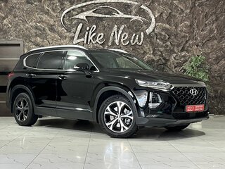 2019 Hyundai Santa Fe IV, чёрный, 4198000 рублей, вид 2