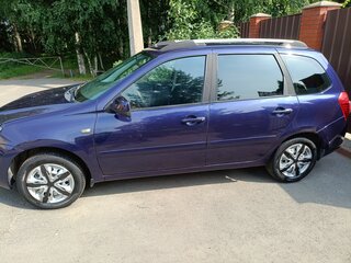 2014 Lada (ВАЗ) Kalina II, синий, 370000 рублей, вид 3
