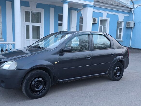 2007 Renault Logan I, серый, 250000 рублей