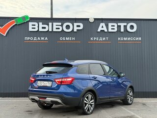 2020 Lada (ВАЗ) Vesta SW Cross I, синий, 1299000 рублей, вид 2