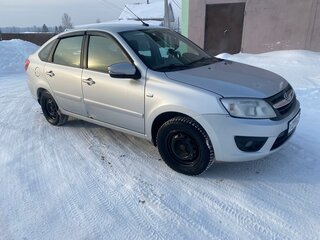 2015 Lada (ВАЗ) Granta I, серебристый, 430000 рублей, вид 3