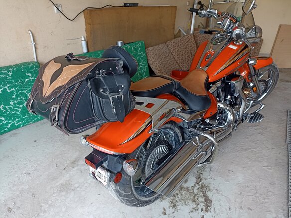 2012 Yamaha XV 1900, оранжевый, 1140000 рублей - вид 17