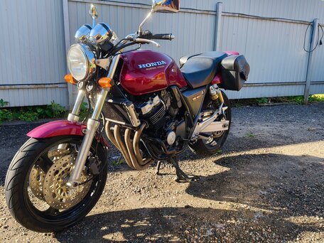 1996 Honda CB 400 Super Four, красный, 315000 рублей, вид 2
