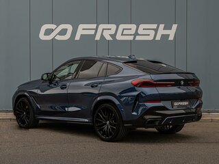 2021 BMW X6 40i III (G06), синий, 8250000 рублей, вид 2