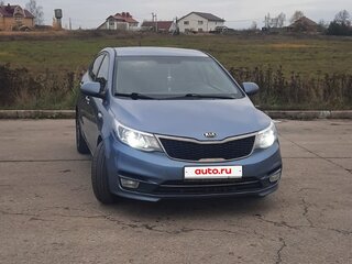 2015 Kia Rio III Рестайлинг, голубой, 1200000 рублей, вид 1