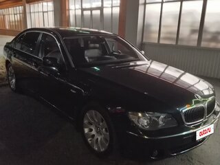 2007 BMW 7 серии Long 750Li IV (E65/E66) Рестайлинг, чёрный, 1010000 рублей, вид 2