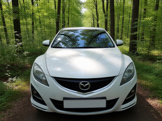 2011 Mazda 6 II (GH) Рестайлинг, белый, 850000 рублей, вид 1