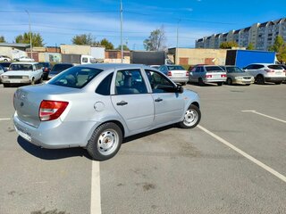 2014 Lada (ВАЗ) Granta I, серебристый, 280000 рублей, вид 4