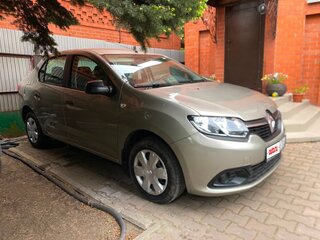 2015 Renault Logan II, бежевый, 970000 рублей, вид 3