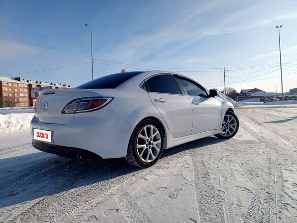 2011 Mazda 6 II (GH) Рестайлинг, белый, 830000 рублей - вид 5