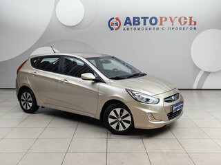 2012 Hyundai Solaris I, бежевый, 668000 рублей, вид 1