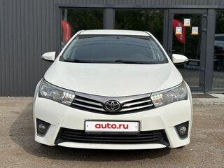 2014 Toyota Corolla XI (E160, E170, E180), белый, 1220000 рублей, вид 2