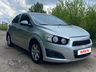 2012 Chevrolet Aveo II, серебристый, 535000 рублей, вид 2