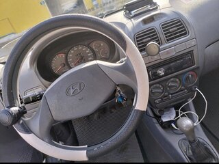 2005 Hyundai Accent ТагАЗ II, серебристый, 280000 рублей, вид 4