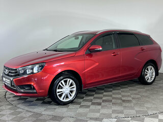 2019 Lada (ВАЗ) Vesta SW I, красный, 730000 рублей, вид 3