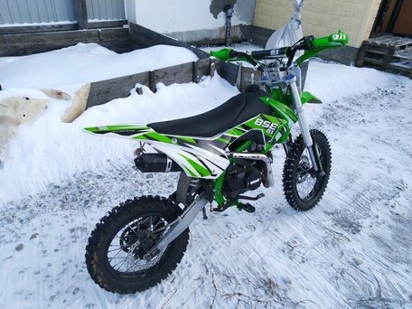 2018 BSE MX 125, зелёный, 63000 рублей, вид 3