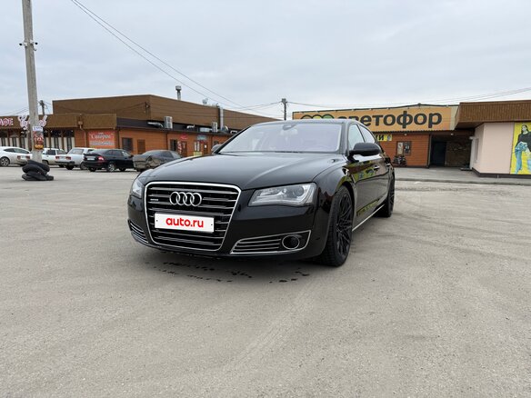 2012 Audi A8 Long III (D4), чёрный, 1800000 рублей - вид 3