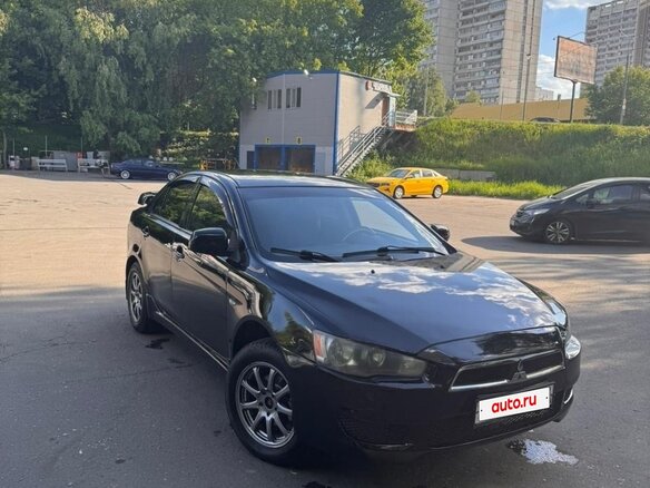 2007 Mitsubishi Lancer X, чёрный, 480000 рублей