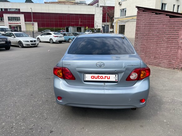 2007 Toyota Corolla X (E140, E150), голубой, 750000 рублей - вид 3