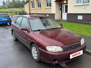 2006 Kia Spectra I Рестайлинг 2, красный, 220000 рублей, вид 3