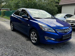 2013 Hyundai Solaris I, синий, 400000 рублей, вид 3