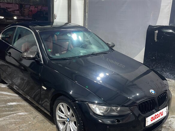 2007 BMW 3 серии 325xi V (E90/E91/E92/E93), чёрный, 880000 рублей - вид 2