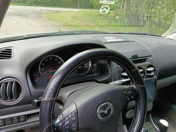 2003 Mazda 6 I (GG), серый, 350000 рублей - вид 9