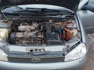 2008 Lada (ВАЗ) Kalina I, серый, 125000 рублей, вид 4