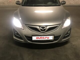 2010 Mazda 6 II (GH) Рестайлинг, серебристый, 620000 рублей, вид 3