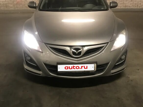 2010 Mazda 6 II (GH) Рестайлинг, серебристый, 620000 рублей - вид 2
