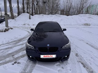 2008 BMW 5 серии 525i V (E60/E61) Рестайлинг, синий, 1200000 рублей, вид 3
