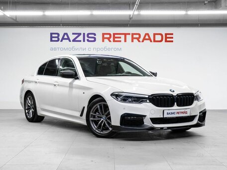2020 BMW 5 серии Long 525Li VII (G30/G31/G38), белый, 4189000 рублей, вид 3