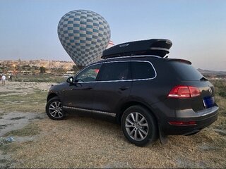 2012 Volkswagen Touareg II, чёрный, 1700000 рублей, вид 4