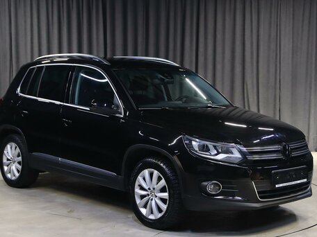 2015 Volkswagen Tiguan I Рестайлинг, чёрный, 1199000 рублей, вид 3