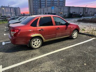 2013 Lada (ВАЗ) Granta I, серебристый, 205000 рублей, вид 2