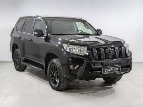 2019 Toyota Land Cruiser Prado 150 Series Рестайлинг 2, чёрный, 4590000 рублей, вид 3