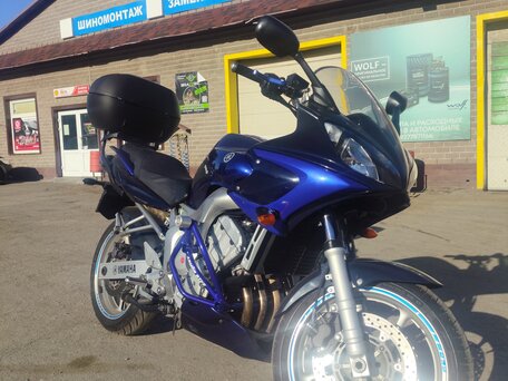 2004 Yamaha FZ6, синий, 400000 рублей, вид 1