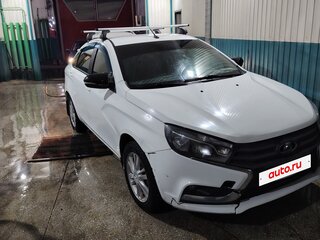 2018 Lada (ВАЗ) Vesta I, белый, 750000 рублей, вид 2
