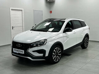 2024 Lada (ВАЗ) Vesta SW Cross I Рестайлинг (NG), белый, 1420000 рублей, вид 1
