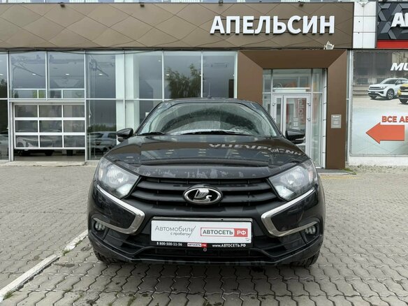 2019 Lada (ВАЗ) Granta I Рестайлинг, чёрный - вид 1