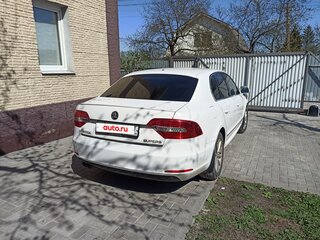 2015 Skoda Superb DSG II Рестайлинг, белый, 1100000 рублей, вид 4