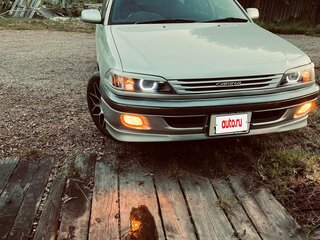 1997 Toyota Carina VII (T210), серебристый, 550000 рублей, вид 3