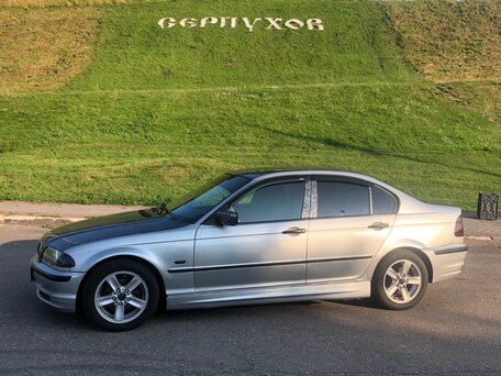 2001 BMW 3 серии 318i IV (E46), серебристый, 440000 рублей, вид 4