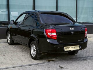 2012 Lada (ВАЗ) Granta I, чёрный, 269000 рублей, вид 3