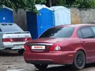 2008 Jaguar X-Type I, красный, 280000 рублей, вид 4