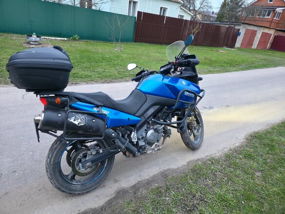 2005 Suzuki V-Strom DL 650, синий, 320000 рублей - вид 3